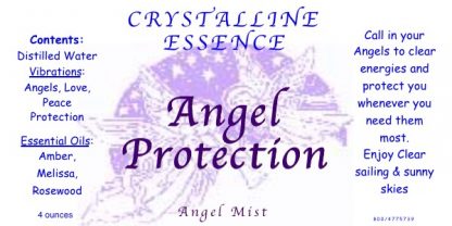 Angel Protection Angel Mist Label