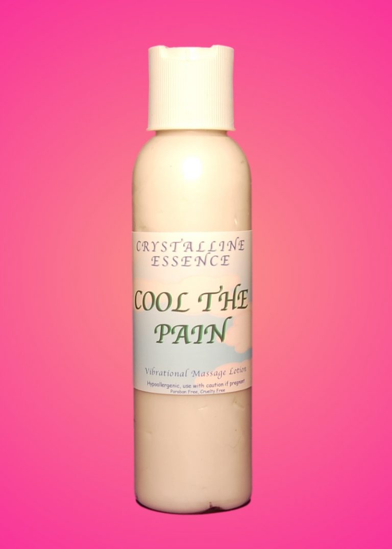 COOL THE PAIN VIBRATIONAL MESSAGE & BODY LOTION â Crystalline Essence