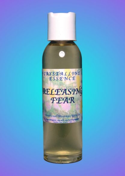 Releasing Fear Vibrational Massage & Bath Oil 4oz Bottle